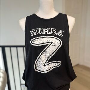 Zumba Fitness Black Workout Tank